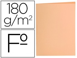 Subcarpeta cartulina Liderpapel Folio naranja pastel 180 g/m²